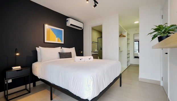 w Homey 1BR in San Francisco - Foto 2, Habitación