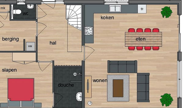 Modern Villa Near Texel Beach - Foto 3, Servicio de la habitación