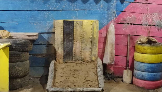 Un autre des terrains de jeu de palets