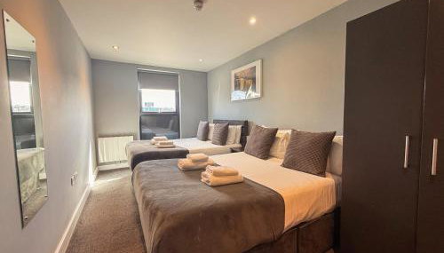 Modern Central Apartment Sleeps 6, Free parking - Foto 2