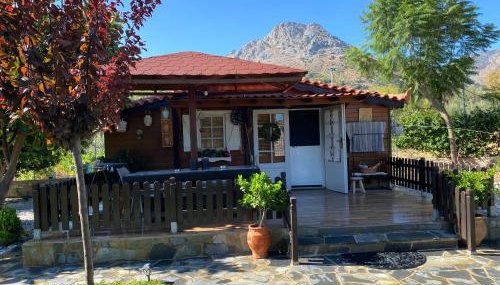 A wooden house in Kardamyla - Foto 4, Garden, Garden view