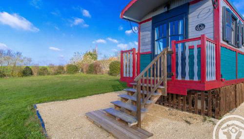 Roulotte climatisée avec piscine et jardin - FR-1-622-54 - Photo 5