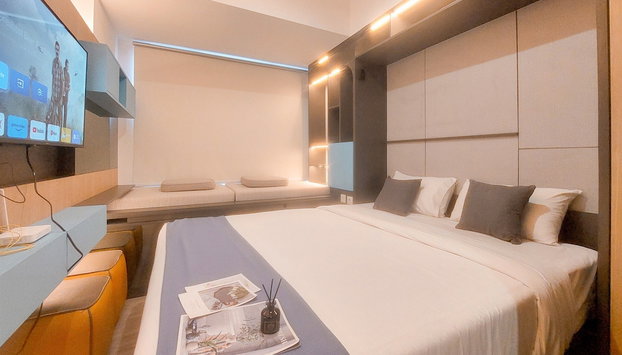 Cozy and New Studio at Collins Boulevard Apartment - Foto 4, Habitación