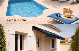 T3 de 35m2 - Bord de mer - plage de la Nartelle- Sainte maxime - piscine partagée -Parking - BBQ - 2 Chambres 2 Salle de bains - Foto 1