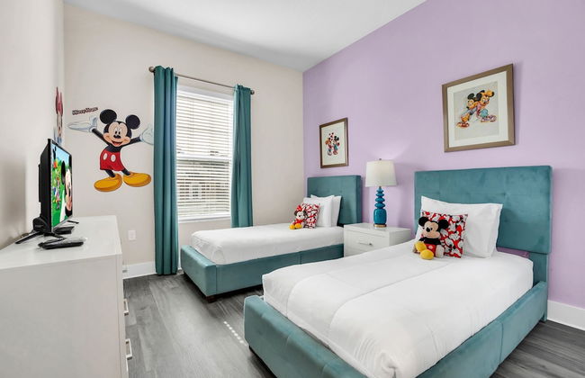 5 BR 6 BA Villa 5min Disneyworld Hot Tub BBQ - Foto 34