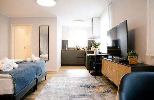 bonquartier - LUXAPT#4 Modernes Apartment mit Self Check-In, voll ausgestatteter Küche, Klimaanlage und Parkplatz - Foto 4