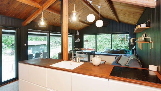 6 Person Holiday Home in Jaegerspris - Foto 4, Cocina privada