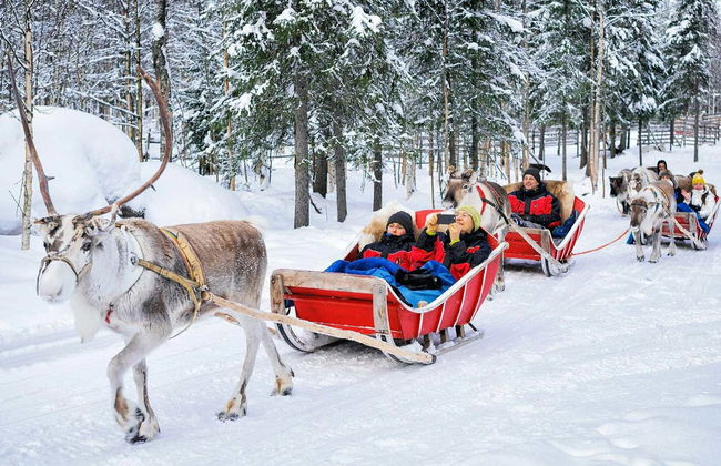 Balade en traîneau tiré par des rennes - Foto 2