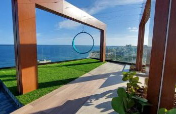 Studio Salcity - Piscina no rooftop com vista mar - Foto 4