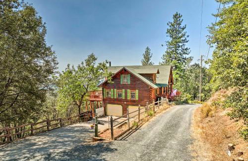 Stunning Log Cabin with Great Views, Firepit, Deck near Twain Hart - Foto 24