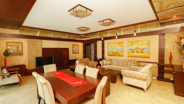 Zona de estar del vestíbulo