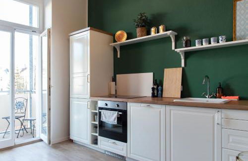 The Grande Kaßberg Apartment - Balkon, Netflix, Nespresso, Zentral - Foto 16