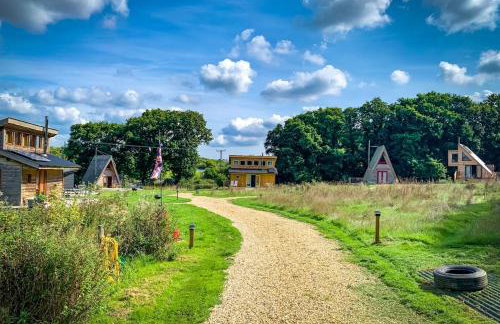 Aframe Tiny Home SILVA with private hot tub - Foto 21