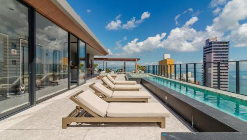 Loft Exclusive Piscina Gyn Segurança Vitoria 1503 Decoração VIP - Foto 2
