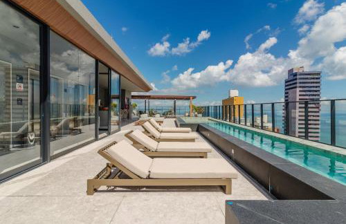 Apto de Luxo no Corredor da Vitoria com Piscina Academia Varanda Vista Mar Garagem - Foto 2