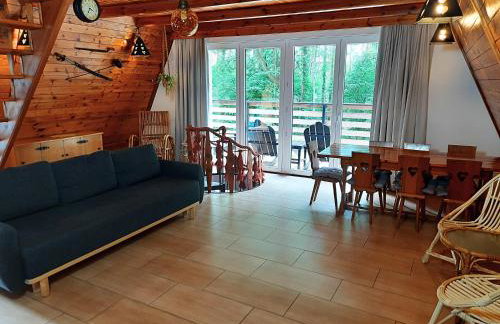 Dom nad Jeziorem Bory Tucholskie Pomost Łódka - Foto 12