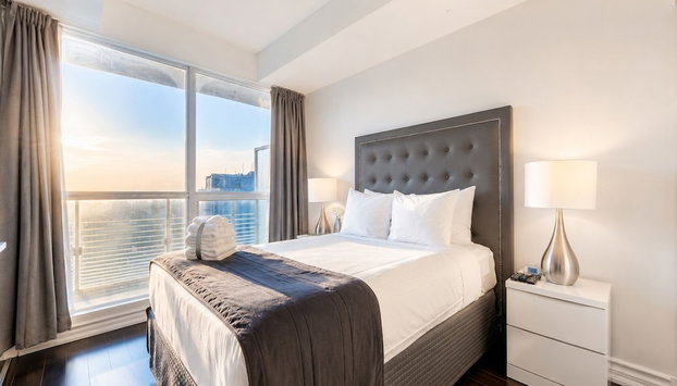 Downtown Toronto Near Sick Kids 2bedroom Sleeps 6 Balcony, 3 Tvs, Pet Friendly - Foto 3, Habitación