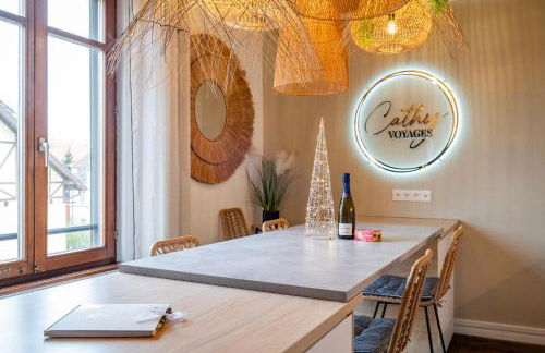 CathyVoyages - Ciel étoilé - Bord de Mer - Parking gratuit - Vidéoprojecteur - Lit rond - La Paillote Strasbourgeoise - Photo 68