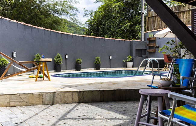 Casa Charmosa com Piscina - Barra do Una - Foto 32