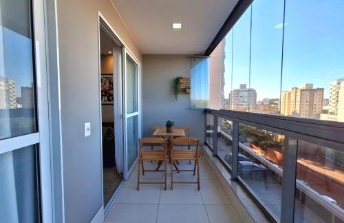 1Q Alto Padrão Aeroporto Completo Novo Praia Jardim Camburi - Foto 11