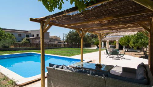 Villa Valls - Foto 4, Garden, sunbed, Garden view