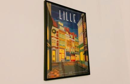 Roubaix Gare wifi métro musée calme confort 6 lits - Gite le Ferrum - Foto 15