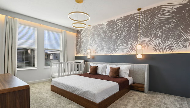 Championsgate 6BR Luxury Home Pool Spa Near Disney - Foto 5, Habitación