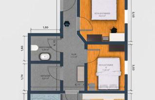 EcoCube Lingen - Balkon, 2Zimmer, Waschmaschine, GästeWC, Backofen - Foto 4