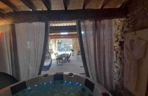Le gîte de Sainte Valière PISCINE,SPA et CLIMATISATION - Foto 36