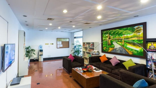 Zona de estar del vestíbulo