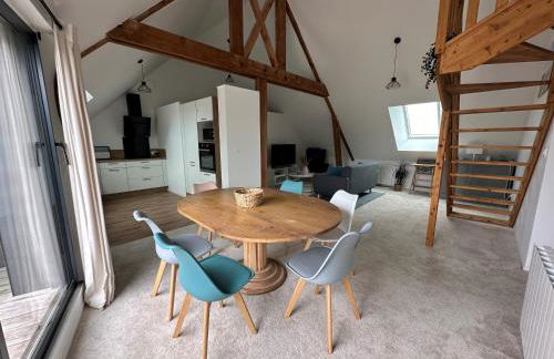 Barneville Plage appart cosy avec terrasse 150m de la mer - Foto 2