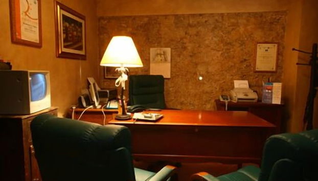 Mostrador de check-in y check-out