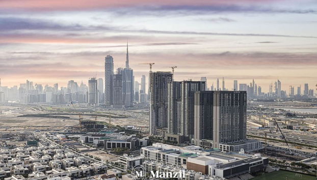 1BR Sobha Hartland Skyline Views Near Downtown - Foto 5, Habitación