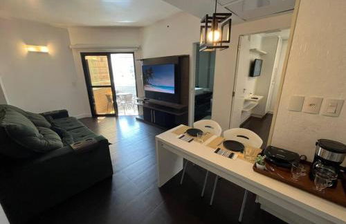 Flat moderno com vista para o mar e varanda! - Foto 40