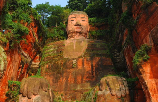 Excursion privée du Grand Bouddha de Leshan + Réserve de pandas - Photo 5