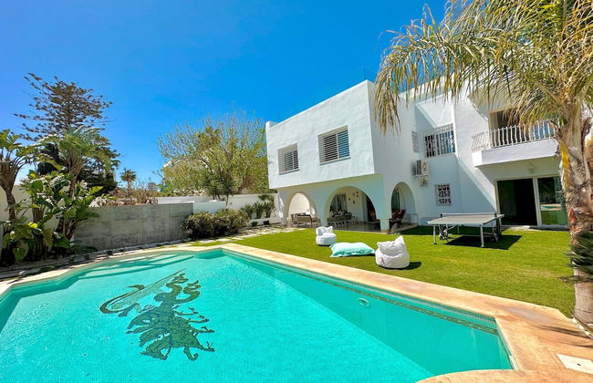 Villa Neptune Pour 8 Pieds Dans l eau Carthage - Foto 5