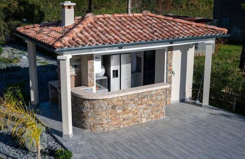 Rez de maison neuve Piscine WiFi Poolhouse en Pierre - Foto 25