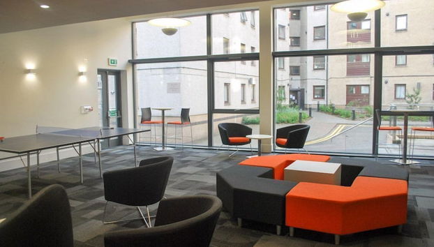 Zona de estar del vestíbulo