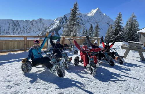 Dans résidence neuve LE SNOW ROC sur les pistes, appartement 8 personnes 2 chambres et coin montagne avec Terrasse WIFI et SAUNA - Photo 45