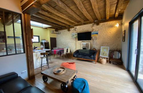 La Chaumine des Épicuriens Garden Parking - Photo 5