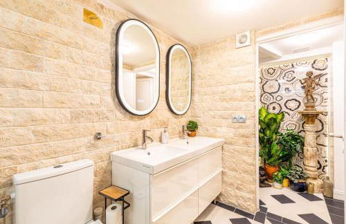 Modern Apartement Grand Paris, TV Salon, Sharing Garden, Villa des Ammonites - Foto 15