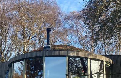 Craigmaddie Muir Roundhouse with Hot Tub Romantic, Luxury, Rural Stay for 2 Near Milngavie - Foto 24