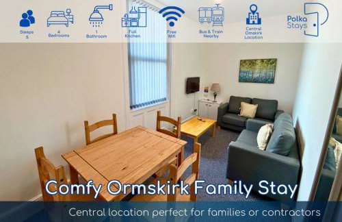 Comfy Ormskirk Family Stay by PolkaStays - Photo 1