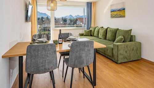 Apartment Alpenblick 9, Halblech im Allgäu, Bergblick pur - NEUERÖFFNUNG! - Foto 2