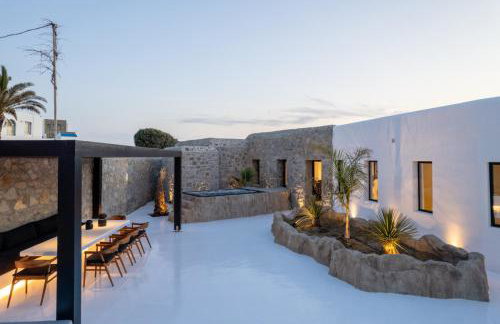 Mykonos Town Black Villa with Cave Heated Pool - Foto 44