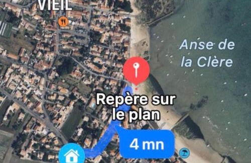 Cosy Studio Mezzanine 2 personnes Plage de Mardi Gras le Vieil - Foto 5