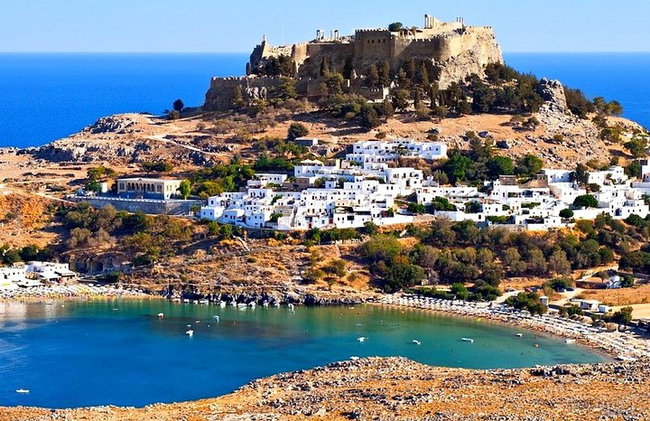 Excursion en bateau à LINDOS avec arrêts de baignade dans les baies Anthony Quinn et Tsambika - Photo 1