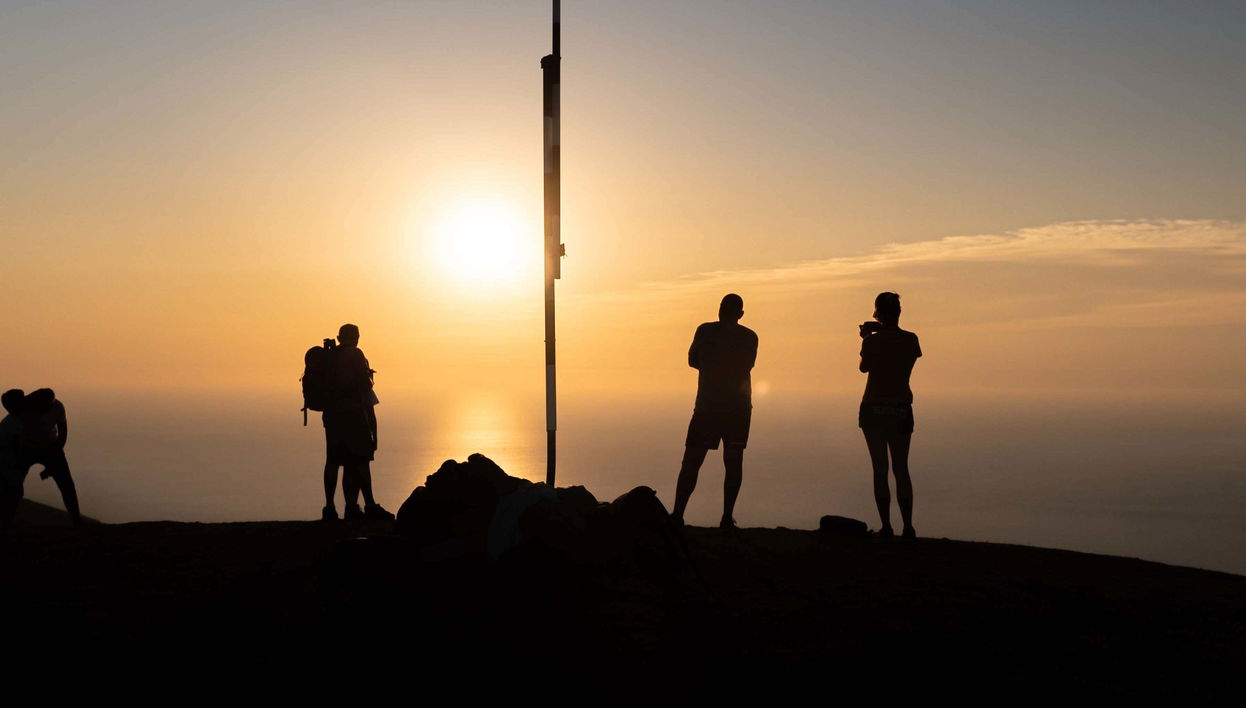 Trekking ad Appietto al tramonto