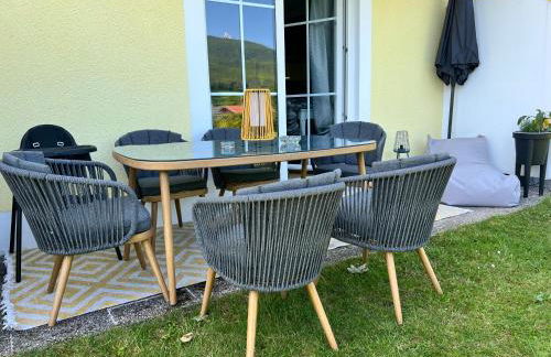 Bavaria Mountain Chalet DESIGN Ferienwohnung SKI Arber Osser Terrasse Sauna in Villa mit Bergblick bis 6 Pers - Foto 65