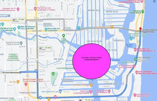 Rustic Retreats Spacious 1BR For 4 guests In The Heart of Fort Lauderdale - Foto 15